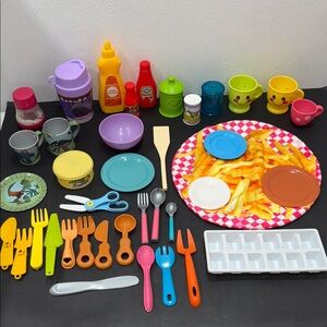 Kid's Toy kitchen play food dishes set - PRICE FIRM